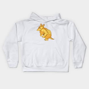 Golden Forearmadillo Kids Hoodie